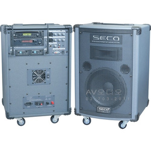 세코 SECO DWA-660CD/TUNER/CASS충전식/휴대용앰프/무선마이크 